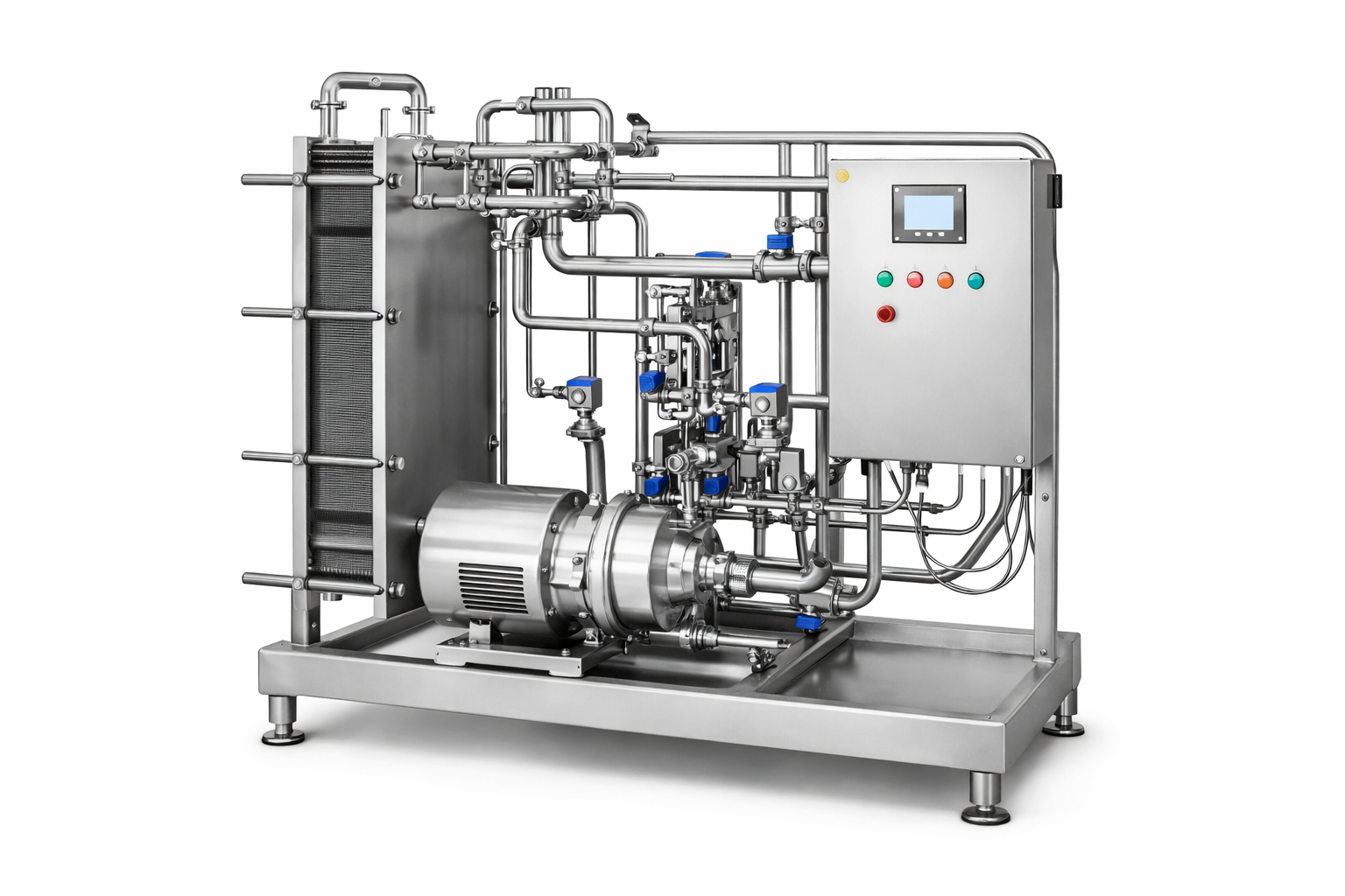 Pasteurizador enfriador continuo
